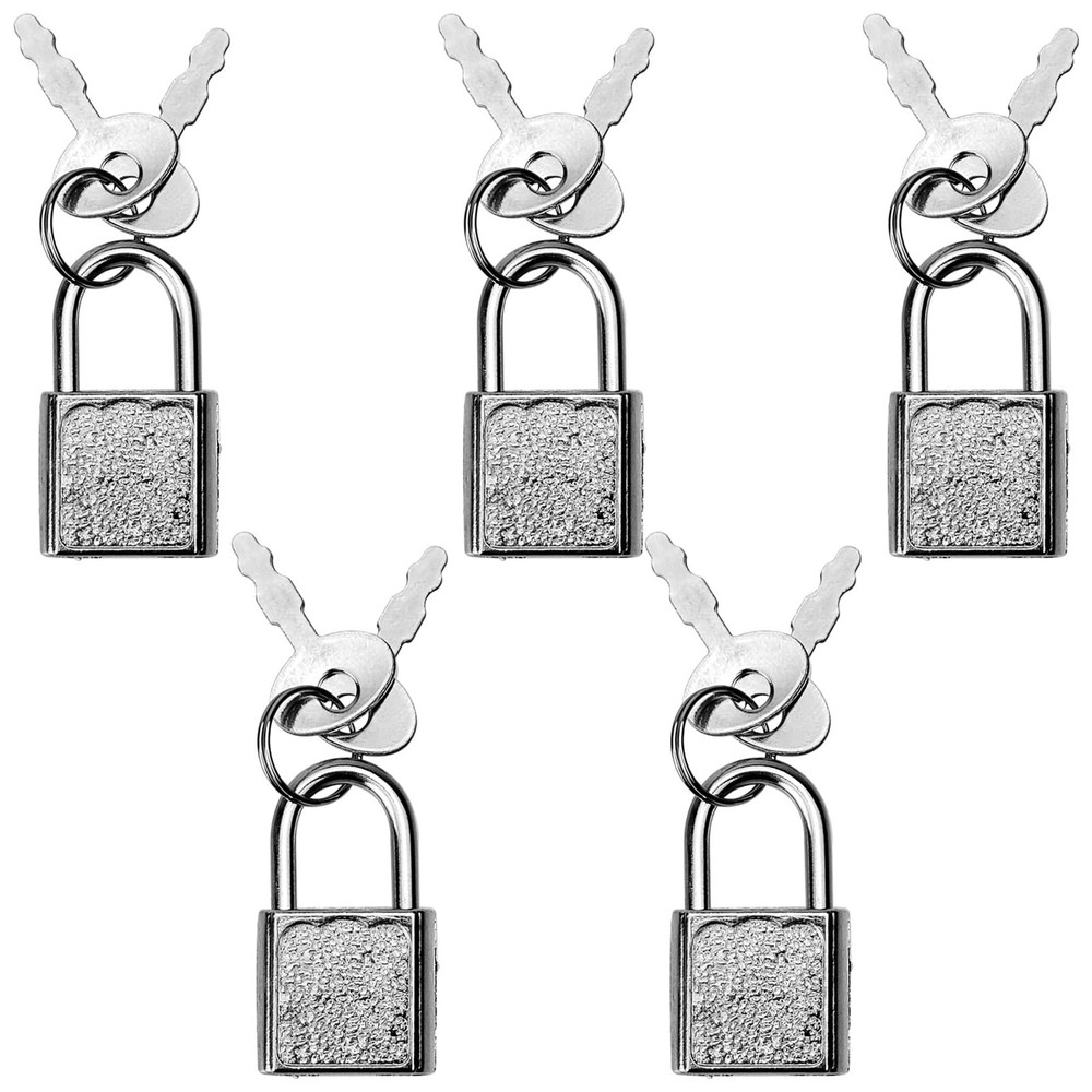 10 Pack Diary Padlock, Mini Locks with Keys, Tiny Luggage Locks for Travel, J…