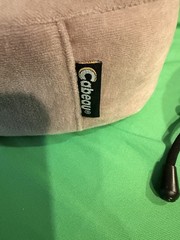 Two Cabeau Evolution Travel Neck Pillows Memory Foam W/Adjustable Toggles Gray