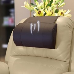 Breathable Perforated Leather Recliner Memory Foam Head Pillow – Non Chocolate