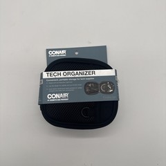 CONAIR – Tech Organizer for Storage Cables and Chargers with 3 Compartments
