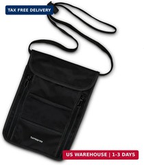 Samsonite RFID Neck Pouch – Lightweight and Durable Nylon RFID Protection Techno