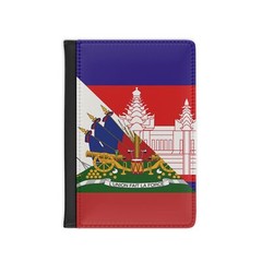 Haiti Cambodia Flag Haitian Cambodian Passport Cover
