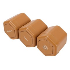3pcs Magnetic Travel Containers 40ml Hexagonal High Capacity Portable Modular