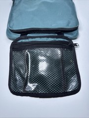 L.L. Bean Medium Turquoise Personal Organizer Hanging Toiletry Travel Bag