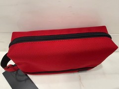 NEW – TUMI Ballistic Nylon Zippered Medium Kit – Pouch – Cosmetic Bag – RED