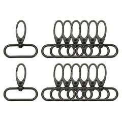 14Pcs 1-1/2″ Swivel Hooks for Black Lobster Closures for Keys