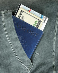 RFID Passport Holder Wallet PU Leather Travel Case Card Slot