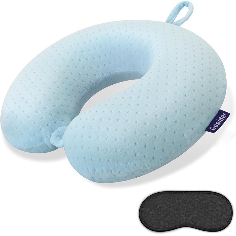 U Shape Travel Neck Pillow Memory Foam Support Head Neck Pain Relief Comfortable