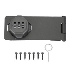 Password Rotary Hasp Locks, Mechanical Cabinet Combination Latch Locks 5″ Sec…