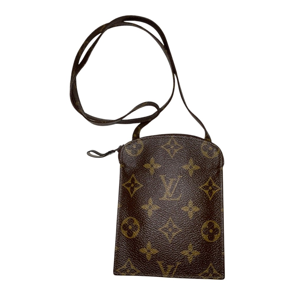 Louis Vuitton Rare Vintage Monogram Pochette Secret Passport Holder Pouch