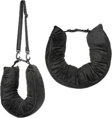 Stuffable Travel Neck Pillow Velvet Stuffable Pillow for Traveling Neck Pillows