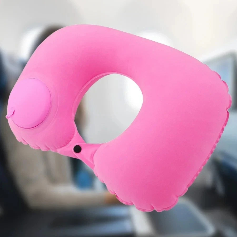 Sunany Inflatable Neck Pillow for Traveling – Gray