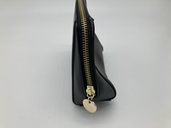Mark and Graham CS mono Black $49 Fillmore Vegan Leather Pouch Foil Debossed