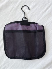 LL Bean Personal Organizer Toiletry Bag Large Toiletries Hanging Travel Purple
