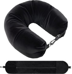 1-Pack Stuffable Travel Pillow for Extra Luggage – Travel Neck Pillow with