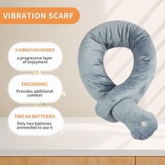 Almohada De Viaje Con Masaje De Vibracion Y Soporte Para El Cuello Lujo