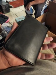 Guess Black Passport Holder, Plain Black Read Description