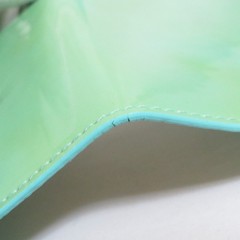 Auth Vintage Tiffany & Co. Blue Patent Leather Passport Holder Case Cover in Box