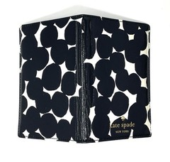 Kate Spade Passport Holder Off White & Black Dots