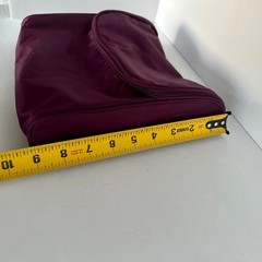 Samsonite Womens Purple Hanging Toiletry Bag Travel Cosmetic Organizer Nylon