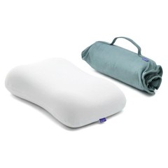 Compact Memory Foam Travel Pillow – Deep Sleep Neck Support for Hotels, Camping,