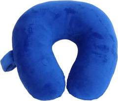 Ultra-Soft Microfiber Kids Neck Pillow – Purple Feather Comfort