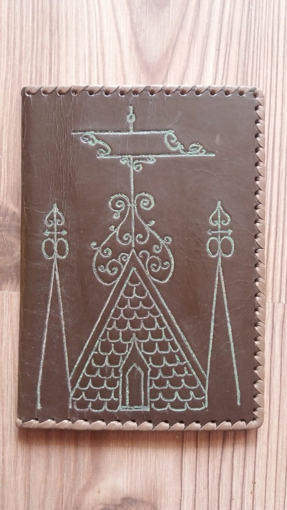 USSR Soviet Latvia Real Leather Passport Cover. Dailrade