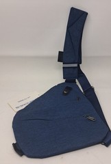 Ultra-slim Anti-Theft Sling Bag, Blue