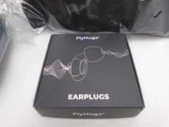 FlyHugz Travel Neck Pillow + Sleep Mask + Ear Plugs Memory Foam Storage Bags