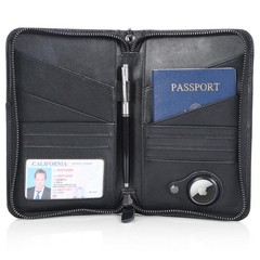 Polare Napa Leather Passport Holder Cover Case for Men and Women RFID Blockin…