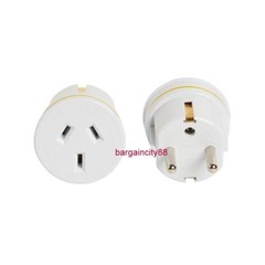 AU NZ to EU Power Adapter Plug for Turkey France Spain Thailand Asia Bali Travel