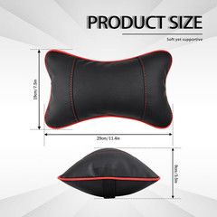 2 Pack Car Neck Pillow Soft Breathable Headrest Pillows for Driving Support, Uni