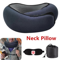 Neck Foam Travel Pillows for Airplanes Memory Neck Pillow Traveling Offices Cars