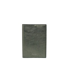 220$ PINEIDER FIRENZE 1774 «Metro Smooth» Passport Holder Calf Laminated Silver