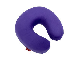 Super Soft Purple U Shape Memory Foam Travel Pillow Neck Head Support Cushion