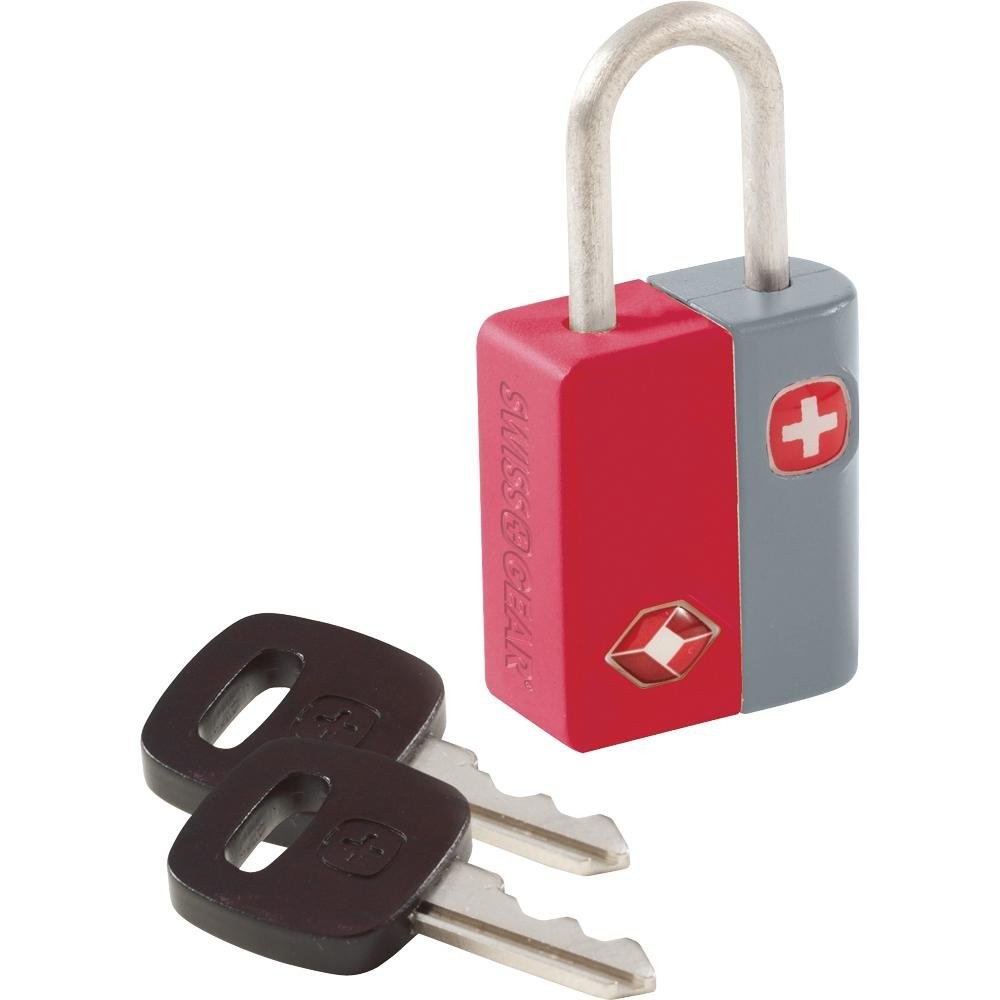 SwissGear TSA-Approved Travel Sentry Luggage Locks – Set of 2 One Size, Red