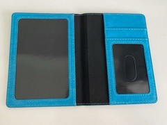 Passport Holder Cover Wallet Case 3pcs Sky Blue, Brown, Wine Red