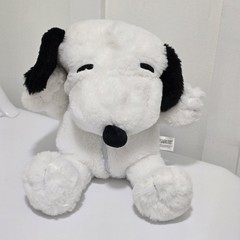PEANUTS Snoopy Plush Doll transform into Neck Pillow Micro Beads Cusion