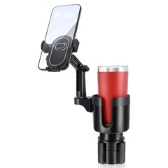 Benlari Upgraded Car Phone Holder – 2 in 1 Adjustable Cup Black