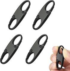 Theft Deterrent Zipper Lock with Double Opening Pull – Detachable Connectors, B