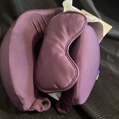 NECK PILLOW AND SLEEP MASK SET – MEMORY FOAM