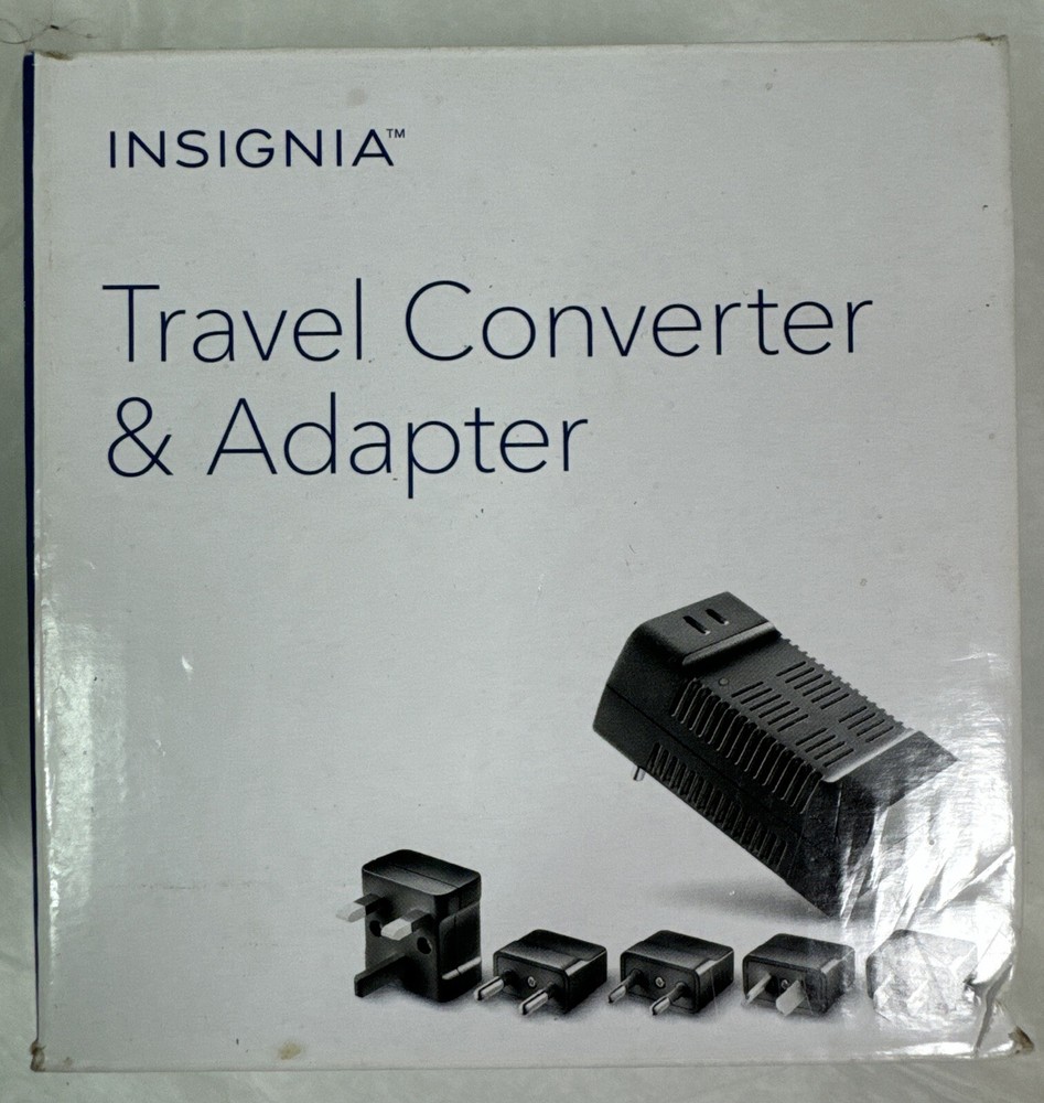-INSIGNIA Travel Converter and Adapter New In Box NIB