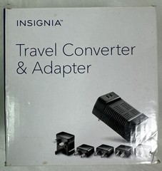 -INSIGNIA Travel Converter and Adapter New In Box NIB