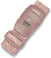 3-Dial Combination Lock, TSA Approved Travel Lock, Dusty Rose