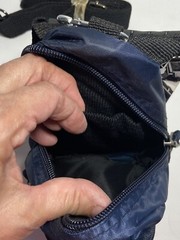 Mini Day Pack Electronics Accessory Organizer Zips Storage valuables phone NWT