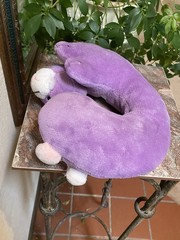Travel Neck Pillow Head Support Soft & Cuddly Stuffed Animal Plush Cat Kitten