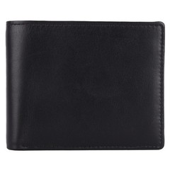 Men’s Slim RFID Blocking Wallet – Top Grain Leather Bifold with 10 Card Sl
