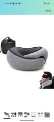 honitty Travel Neck Pillow Memory Foam Airplane Travel Pillow 360 Degree Comf…