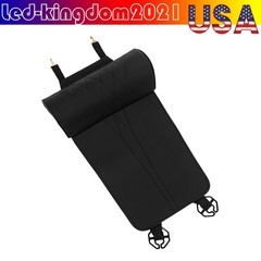 Adjustable Black Car Leg Extender Leg Support Cushion Solid Pattern NEW