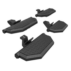 Heavy-Duty Running Boards for 07-18 JKU 4-Door SUVs – , Rust-Resistant, Non-Slip